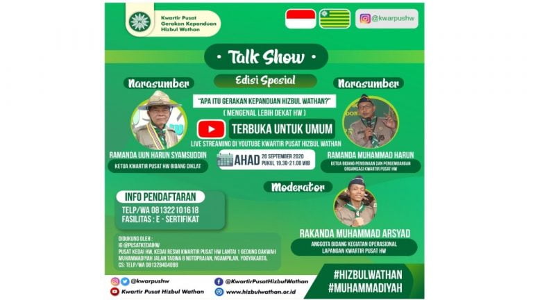 Talk Show : Mengenal Lebih Dekat Gerakan Kepanduan Hizbul Wathan