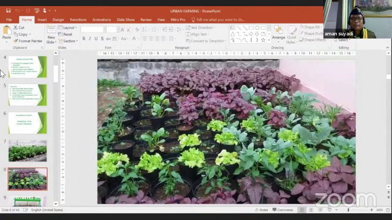 Pelatihan Urban Farming oleh Pakar Agroteknologi Universitas Muhammadiyah Purwokerto