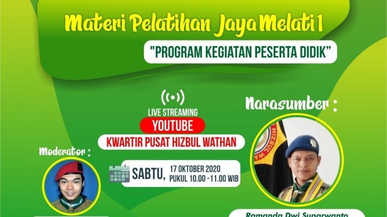 Materi Pelatihan Jaya Melati 1 : Program Kegiatan Anggota Didik
