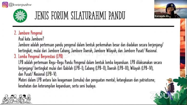 Jenis Forum Silaturrahim di Kepanduan Hizbul Wathan